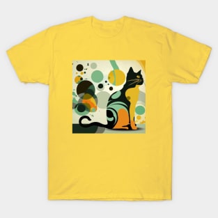 Modern Cat Art Concept T-Shirt